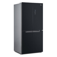 Холодильник Midea MRC518SFNGBL трехкамерный черный