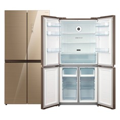 Холодильник Бирюса CD 466 GG трехкамерный бежевый
