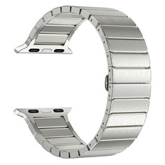 Ремешок Lyambda Canopus для Apple Watch Series 3/4/5/6/SE, серебристый [ds-apg-05-40-sl] Noname