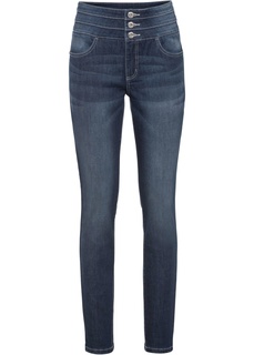 Джинсы Skinny с завышенной талией Bonprix