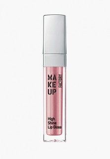 Блеск для губ Make Up Factory с эффектом влажных губ High Shine т.20 розовая глазурь, 6.5 мл