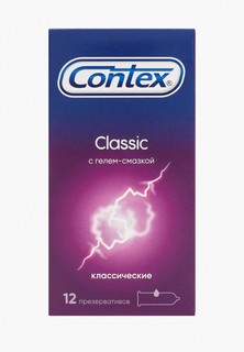 Презервативы Contex Classic, классические, с гелем-смазкой, 12 шт.
