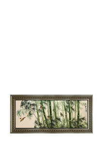Картина Утро в бамбуковой роще Живой шелк