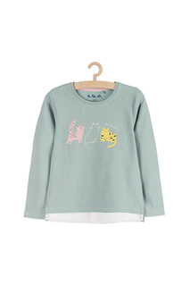 Лонгслив для девочек 5.10.15. 5,10,15