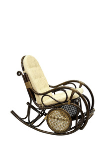 Кресло-качалка с подножкой Экодизайн