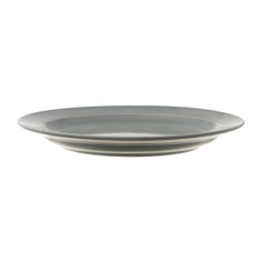 Тарелка мелкая Башкирский фарфор Принц 26,5 см светло-серый