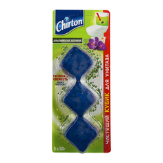 Чистящий кубик для унитаза Chirton "Альпийская долина" 3x50 г