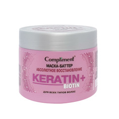 Маска-баттер Compliment Keratin+Biotin Абсолютное восстановление 300 мл