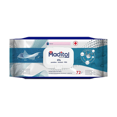 Салфетки влажные Maditol Pharma антибактериальные 72 шт