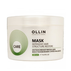 Маска Ollin Professional Care Интенсивная маска для восстановления структуры волос 500 мл