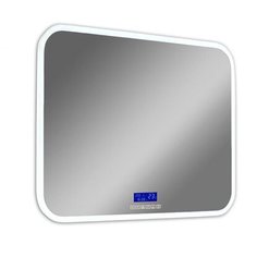 Зеркало для ванной MISTY Стайл 70х90 см с подсветкой белое