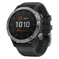 Смарт-часы Garmin Fenix 6 Solar Silver/Black (010-02410-00)