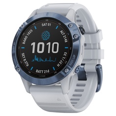 Смарт-часы Garmin Fenix 6 Pro Solar Blue/White (010-02410-19)