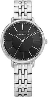 женские часы Romanson RM9A15LLW(BK). Коллекция Giselle