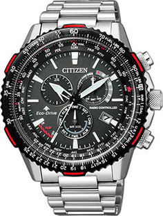 Японские наручные мужские часы Citizen CB5001-57E. Коллекция Radio Controlled