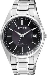 Японские наручные мужские часы Citizen AS2050-87E. Коллекция Radio Controlled