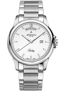 Швейцарские наручные мужские часы Atlantic 69555.41.21. Коллекция Seaday