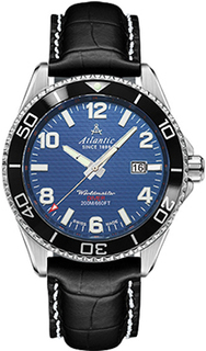 Швейцарские наручные мужские часы Atlantic 55370.47.55S. Коллекция Worldmaster Diver