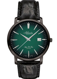 Швейцарские наручные мужские часы Atlantic 64351.46.71. Коллекция Super De Luxe