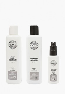 Набор для ухода за волосами Nioxin NIOXIN система 1, шампунь 150 мл, кондиционер 150 мл, маска 50 мл