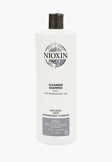 Шампунь Nioxin для очищения волос, система 2, 1000 мл