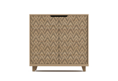 Комод meganom mountains (uniquely) коричневый 83x83x40 см.