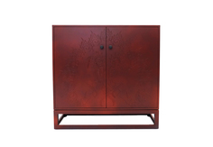 Комод citipati (uniquely) красный 112x110x40 см.