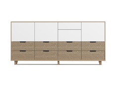Комод meganom pacman (uniquely) бежевый 240x110x60 см.