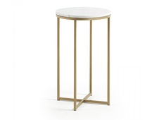 Приставной столик sheffield (la forma) белый 71 см.