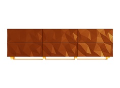 Комод edge (uniquely) коричневый 240x60x55 см.