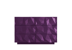 Комод edge (uniquely) фиолетовый 150x90x55 см.