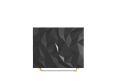 Комод edge m (uniquely) черный 100x90x55 см.