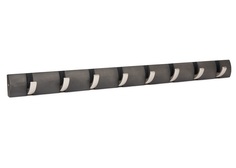 Вешалка настенная flip (umbra) серый 84x7x4 см.
