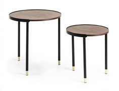 Набор столиков aliner (la forma) коричневый 50 см.