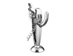 Штопор 3-в-1 spike (umbra) серебристый 8x14x4 см.