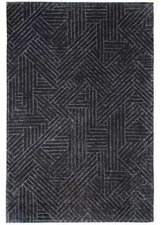 Ковер faro charcoal (carpet decor) черный 160x230 см.