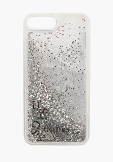 Чехол для iPhone Guess 7 Plus / 8 Plus, Glitter Hard Silver