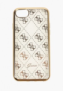 Чехол для iPhone Guess 7/8/SE 2020, 4G Transparent Hard TPU Gold