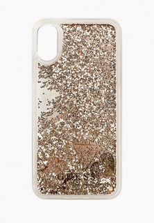 Чехол для телефона Guess X / XS, Glitter Hard Gold