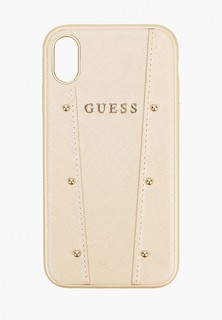 Чехол для iPhone Guess XR, KAIA collection Hard Gold