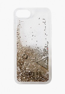 Чехол для iPhone Guess 7/8/SE 2020, Glitter Hard Gold