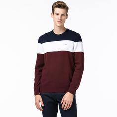 Мужской свитер Lacoste с эластичными манжетами и круглым вырезом