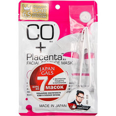 Маска Japan Gals Placenta с плацентой и коллагеном, 7 шт