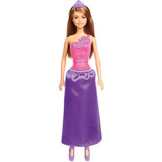 Кукла Barbie "Принцесса" шатенка, в сиреневой юбке, 28 см, GGJ95 Mattel