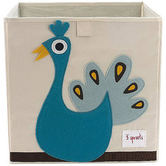 Коробка для хранения 3 Sprouts Павлин