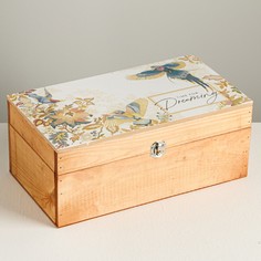 Ящик деревянный подарочный dreaming, 35 × 20 × 15 см Дарите Счастье