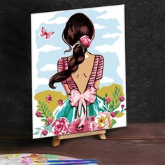 Картина по номерам с дополнительными элементами