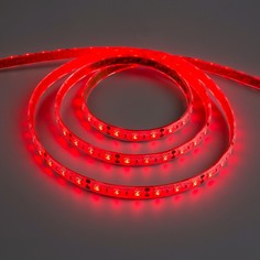 Светодиодная лента 12в, smd5050, 5 м, ip68, 60 led, 14.4 вт/м, 14-16 лм/1 led, dc, красный Luazon Lighting