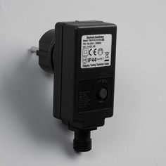 Трансформатор для гирлянд 24v, 6 вт, н.т. 2w, 8 режимов, чёрный Luazon Lighting