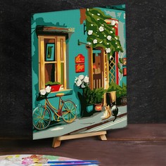 Картина по номерам с дополнительными элементами